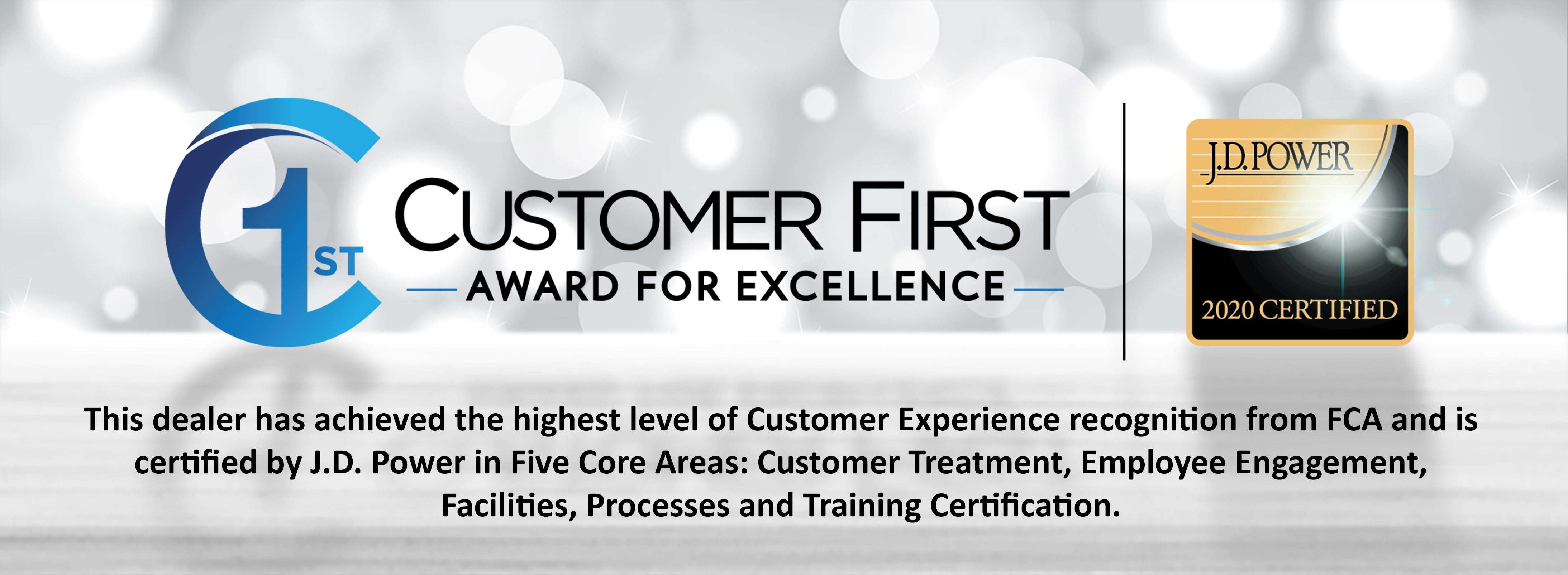 Customer First Award for Excellence for 2019 at Owatonna Chrysler Center in Owatonna, MN