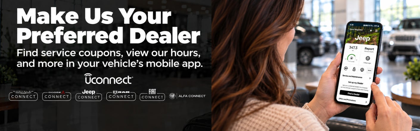 uconnect® make us your preferred dealer | Owatonna Chrysler Center in Owatonna MN