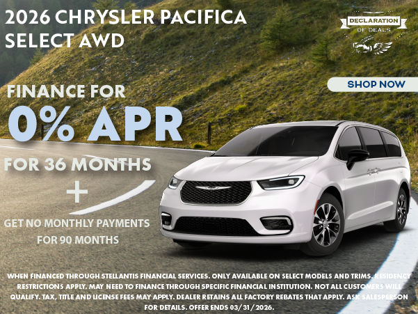 2026 Chrysler Pacifica